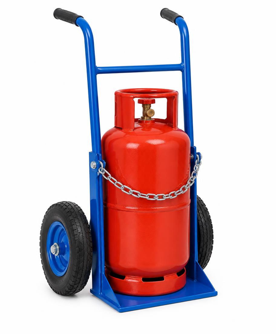 İki Tekerlekli LPG-Propan Tüpü Taşıma Arabası
