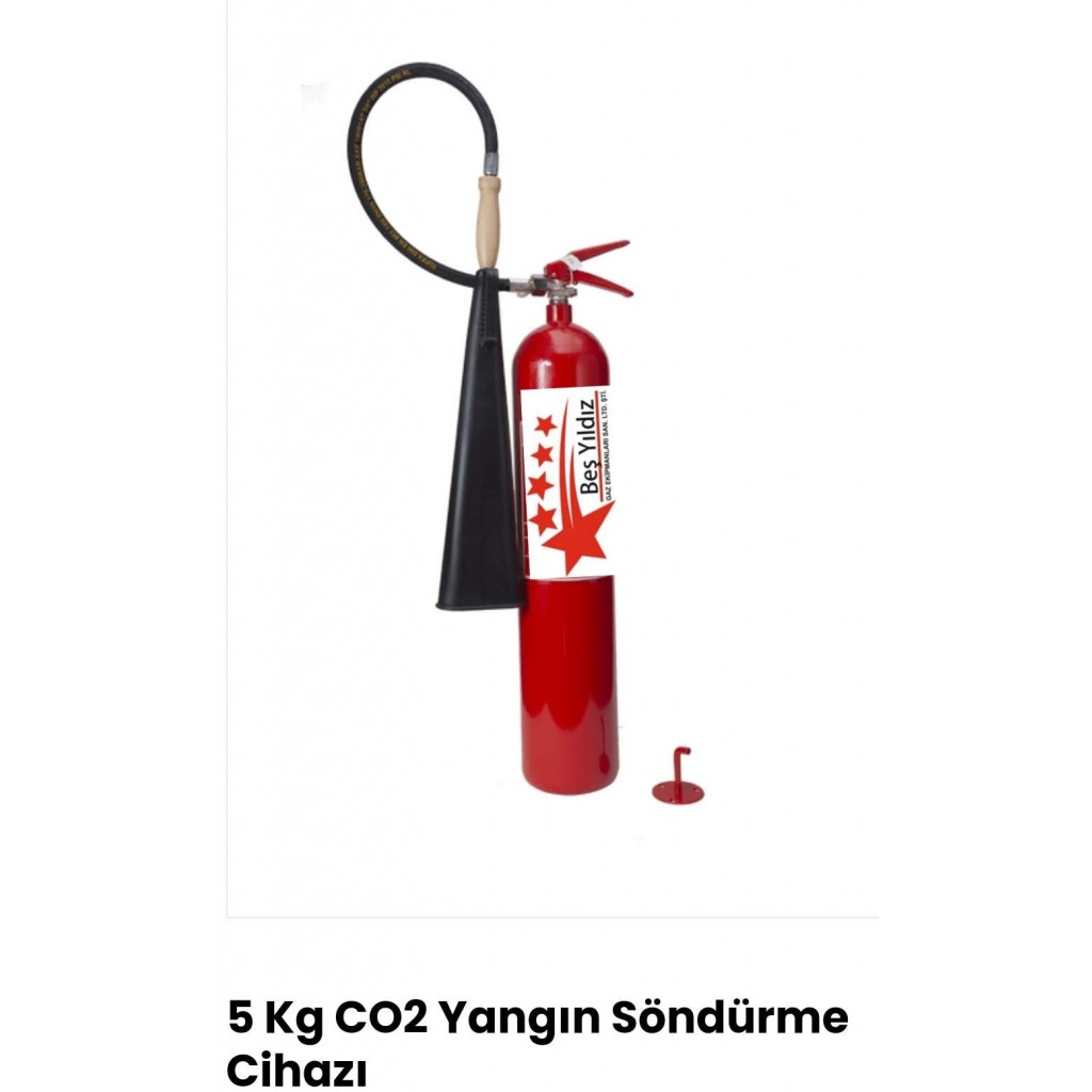 5 kg Karbondioksitli (CO2) Yangın Söndürücü