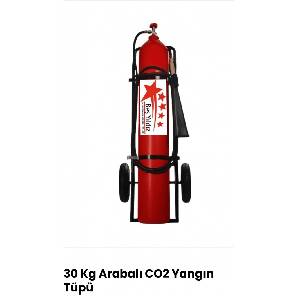 30 kg Karbondioksitli (CO2) Yangın Söndürücü