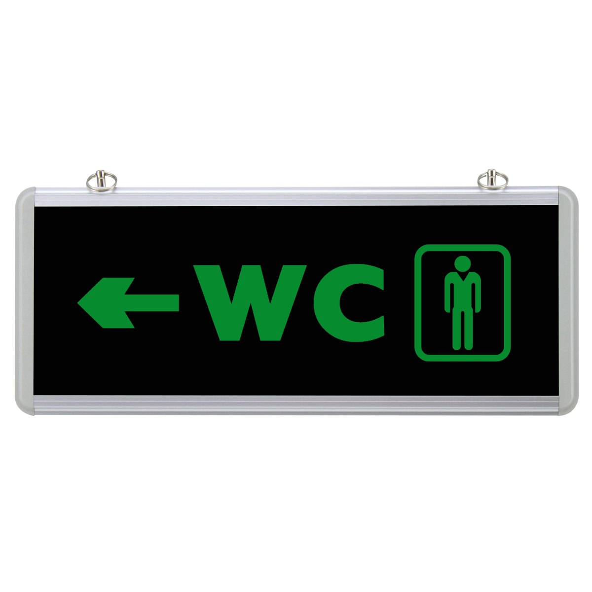 Şarjlı Yön Levhası Armatürü — WC