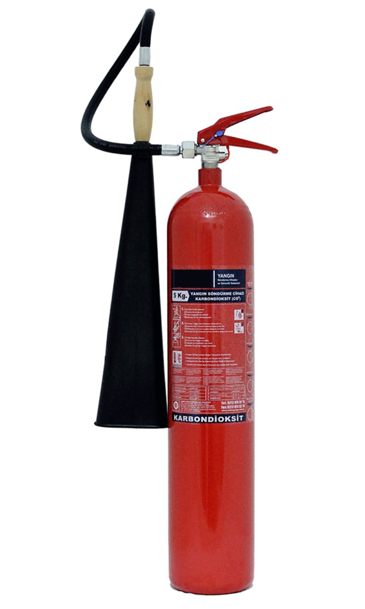 5 kg Karbondioksitli (CO2) Yangın Söndürücü